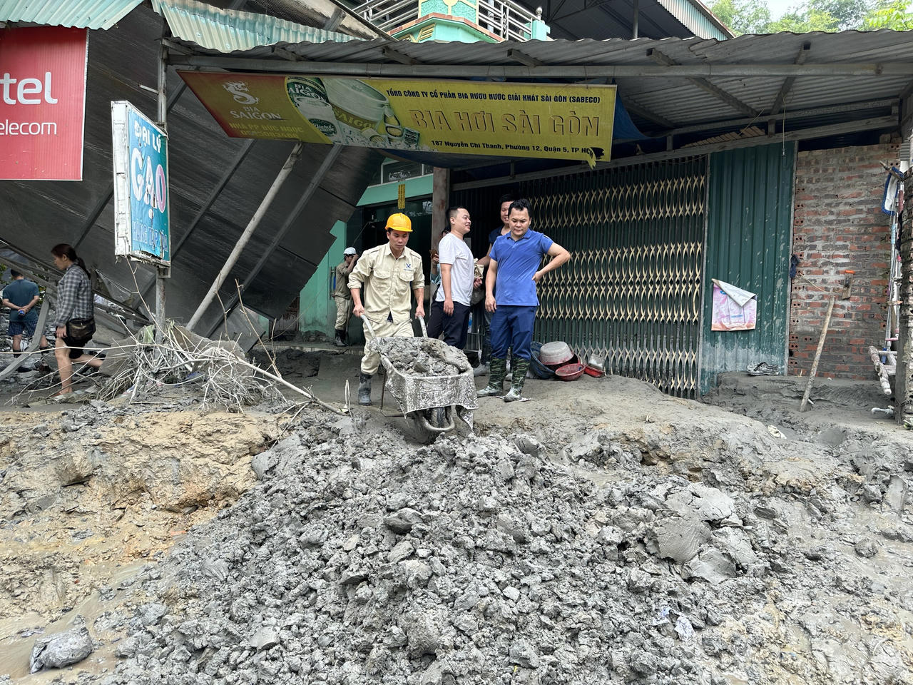 Bí thư Tỉnh ủy Lào Cai chỉ đạo khắc phục sự cố vỡ cống thoát tràn tại Tả Phời