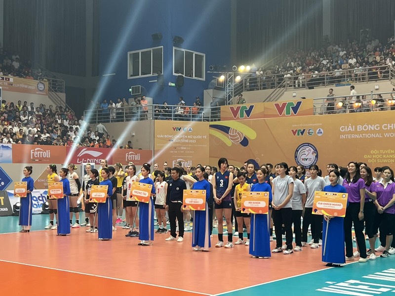 Khai mạc Giải Bóng chuyền nữ quốc tế VTV Cup Ferroli 2023