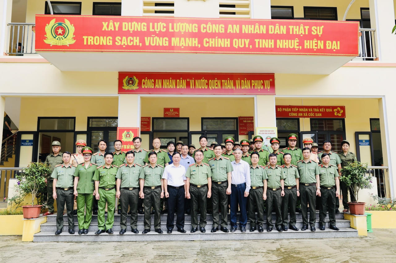 Thứ trưởng Bộ Công an Trần Quốc Tỏ thăm, làm việc tại Lào Cai và Lai Châu