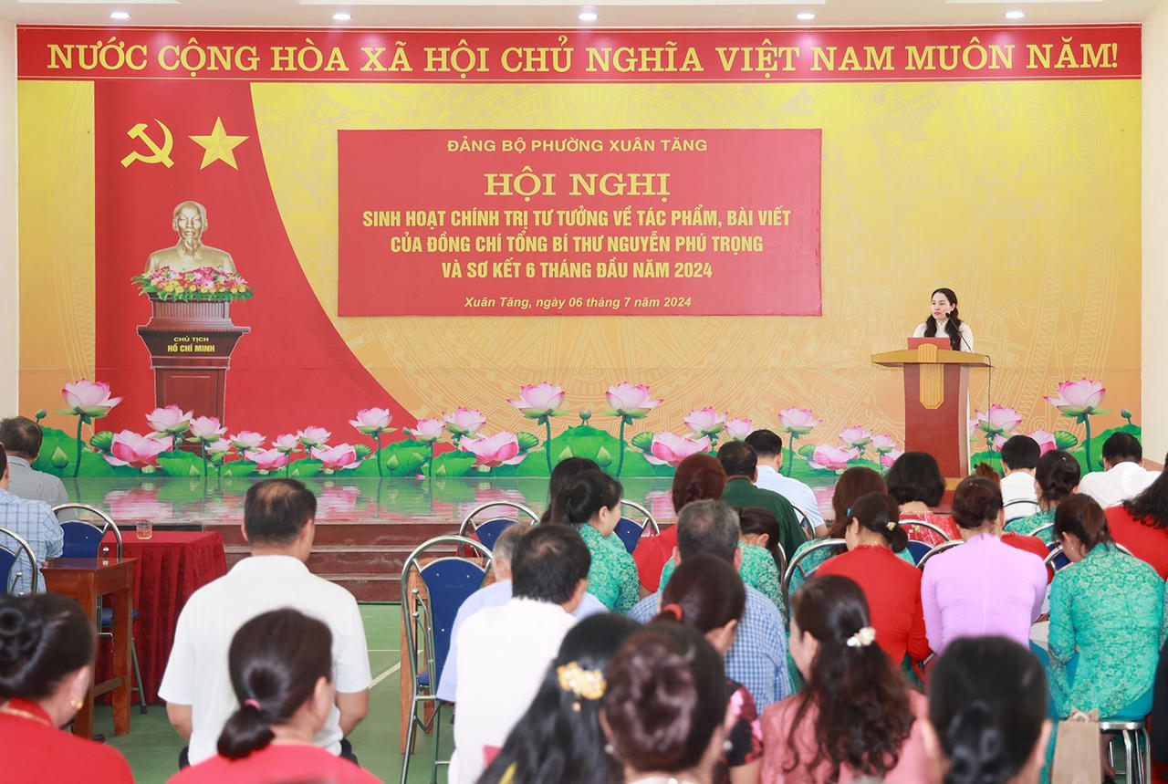 Hơn 200 đại biểu dự sinh hoạt chính trị tư tưởng về các tác phẩm của Tổng Bí thư Nguyễn Phú Trọng