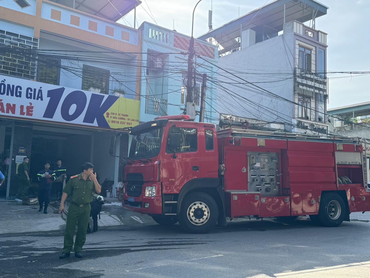 Cháy Võ đường Bảo Long