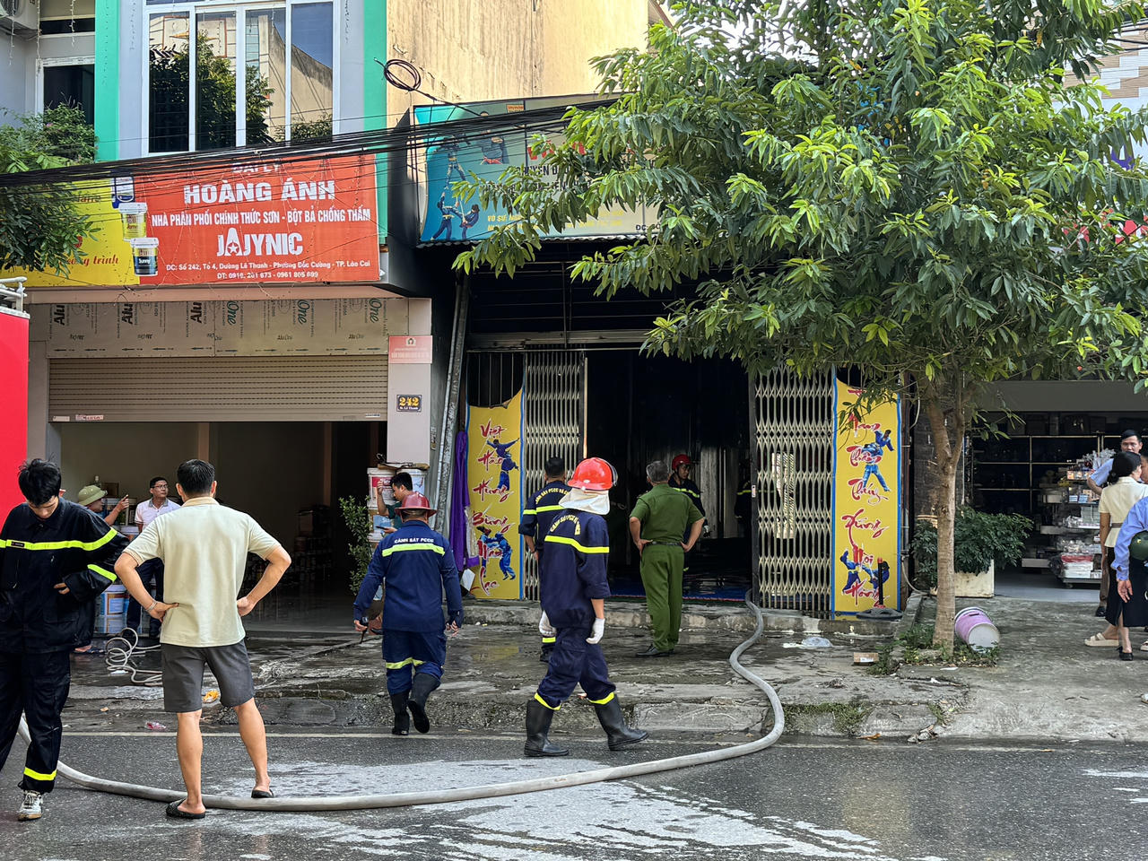 Cháy Võ đường Bảo Long