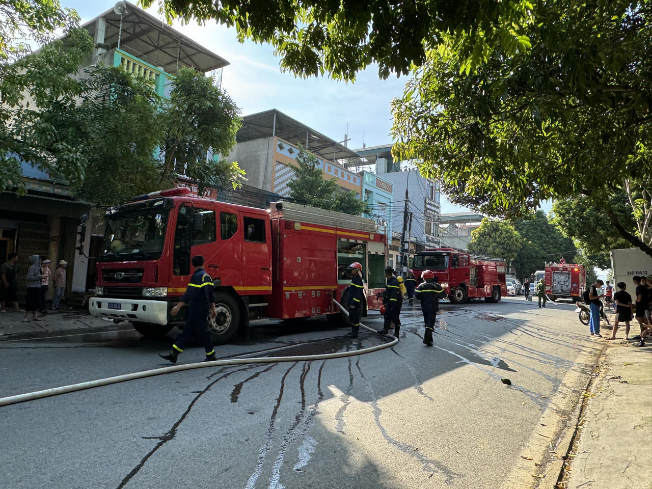 Cháy Võ đường Bảo Long