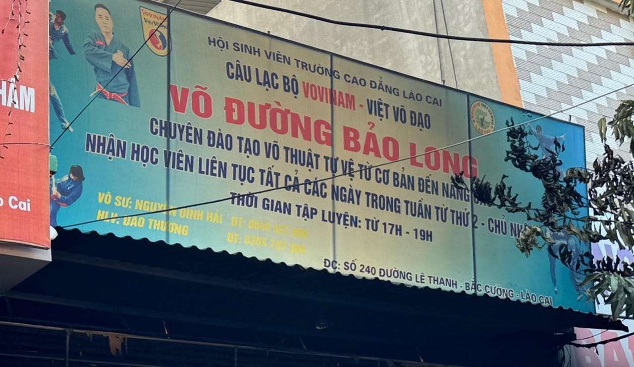Cháy Võ đường Bảo Long