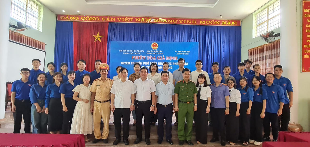 Lào Cai: Tổ chức phiên tòa giả định để tuyên truyền pháp luật 