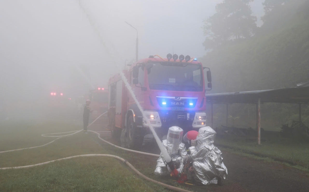 Diễn tập phương án chữa cháy và cứu nạn, cứu hộ tại Lào Cai