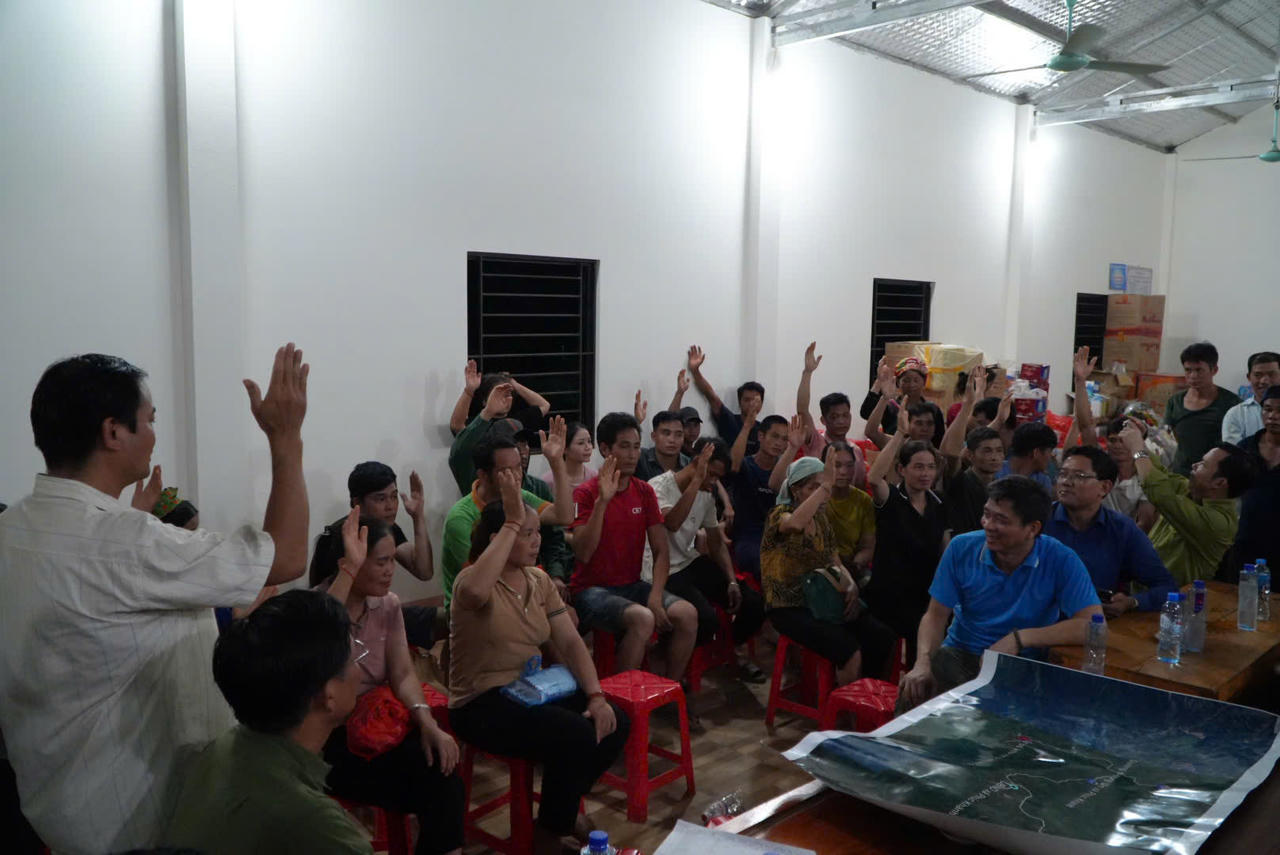 Thống nhất xây khu tái định cư cho người dân thôn Làng Nủ