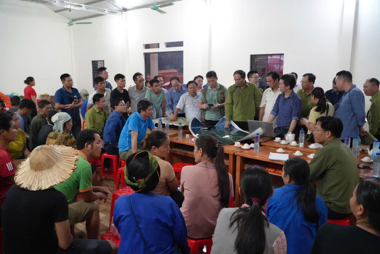 Thống nhất xây khu tái định cư cho người dân thôn Làng Nủ