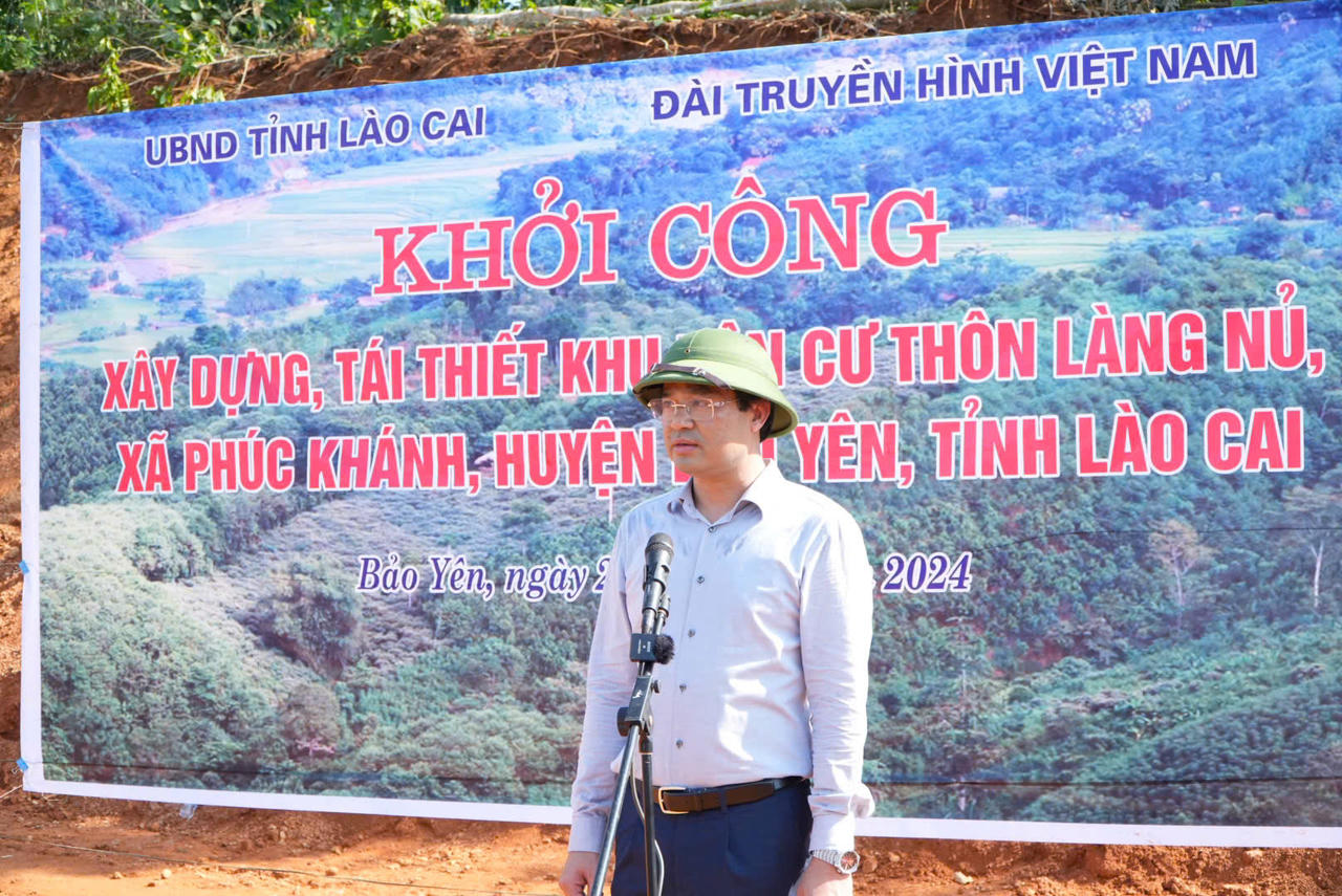 Khởi công xây dựng, tái thiết Khu dân cư thôn Làng Nủ