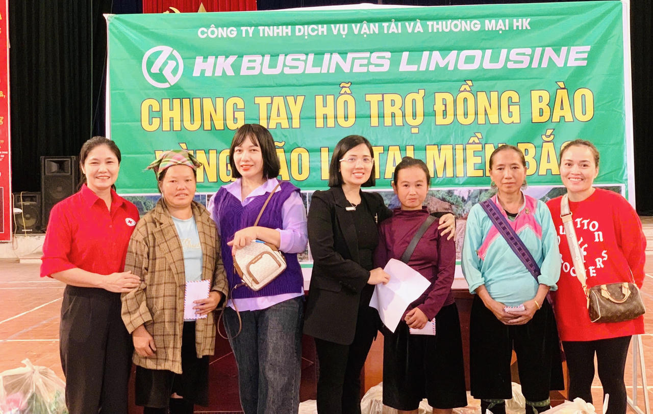 Hk buslines chung tay cứu trợ đồng bào vùng lũ Lào Cai