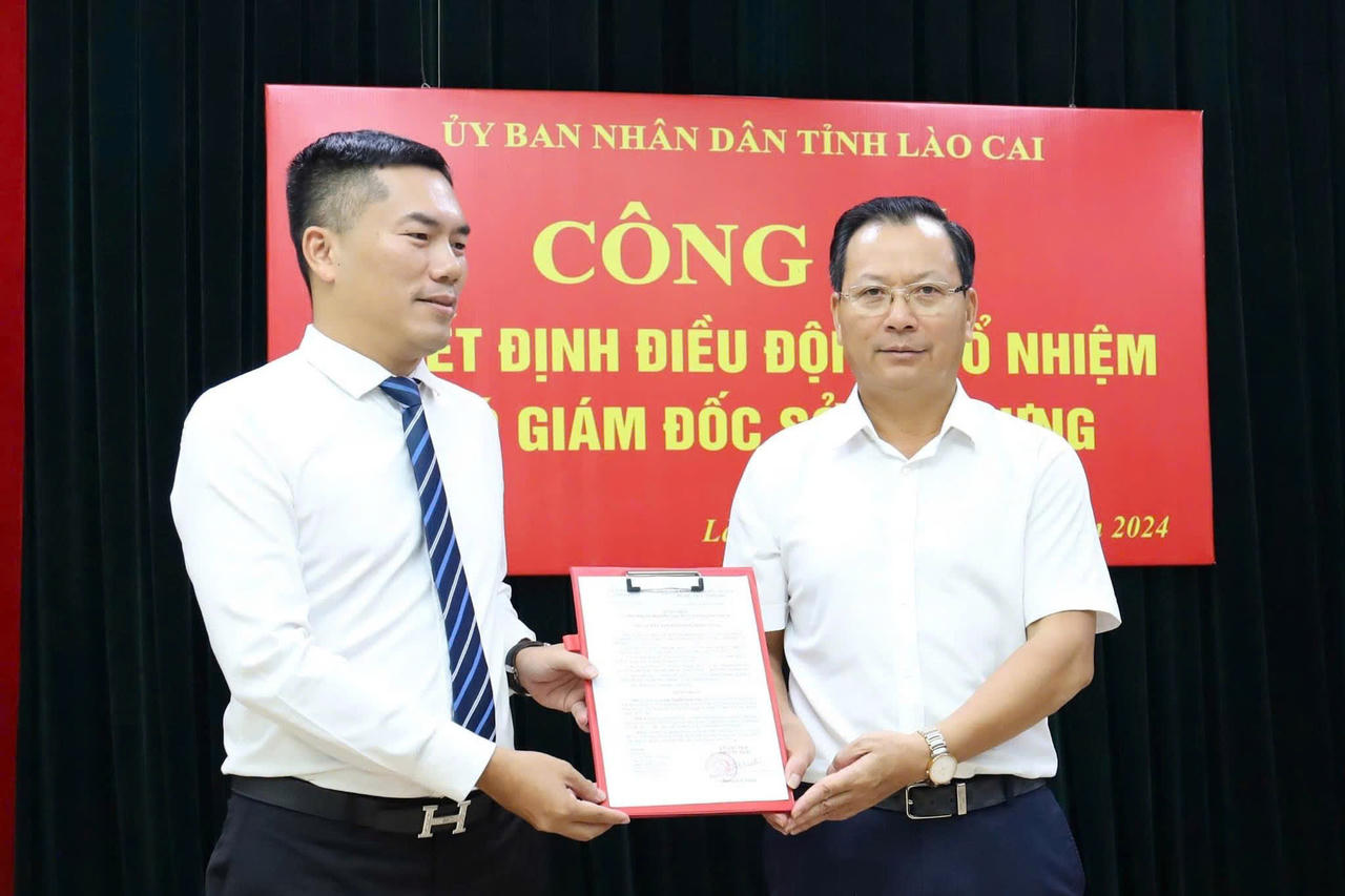 Lào Cai công bố quyết định bổ nhiệm cán bộ