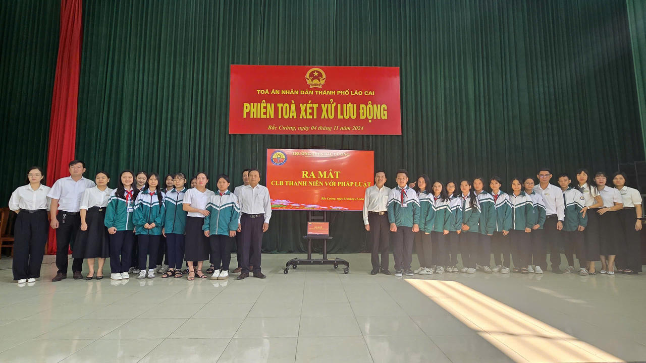 Nhiều hoạt động hưởng ứng Ngày Pháp luật Việt Nam 2024 tại thành phố Lào Cai