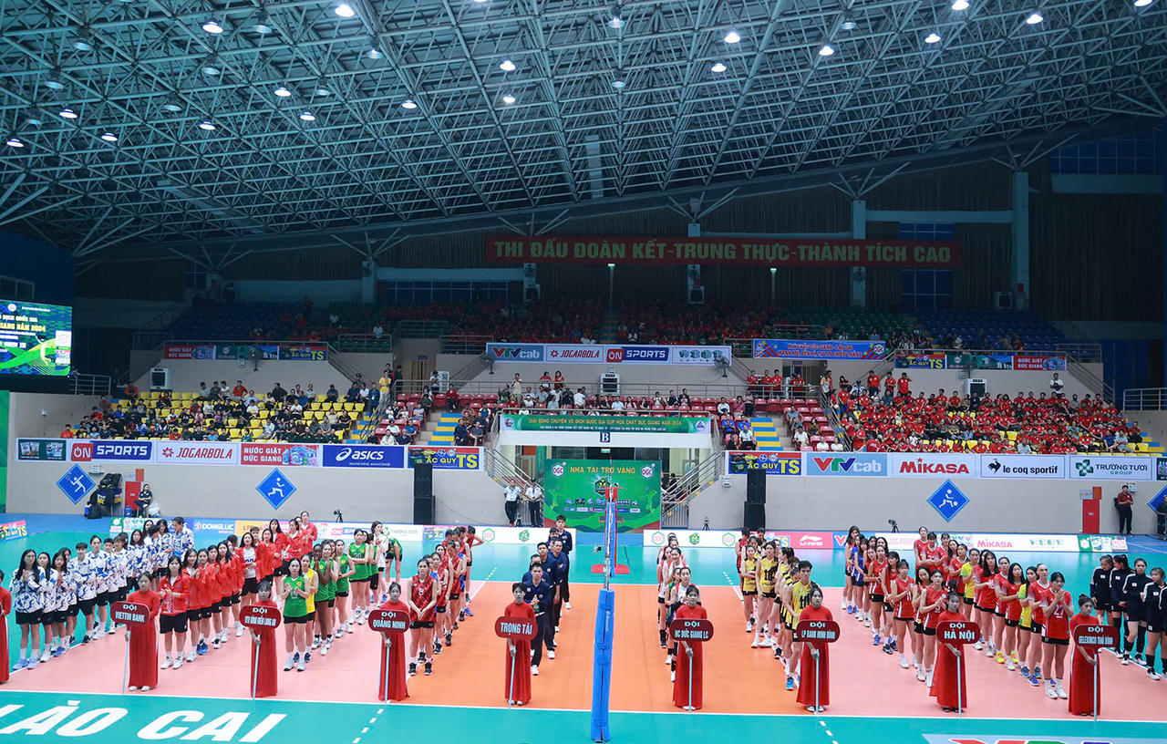 Khai mạc Giải Bóng chuyền VĐQG Cúp Hóa chất Đức Giang