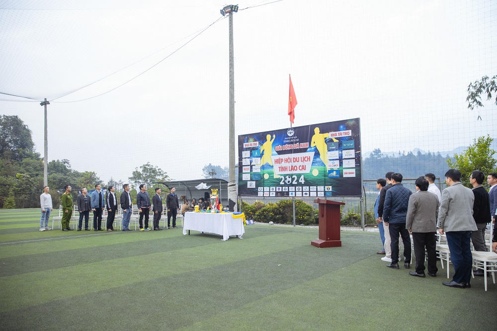 Giải bóng đá nam Hiệp hội Du lịch tỉnh Lào Cai năm 2024 thành công tốt đẹp