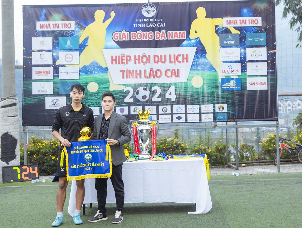 Giải bóng đá nam Hiệp hội Du lịch tỉnh Lào Cai năm 2024 thành công tốt đẹp