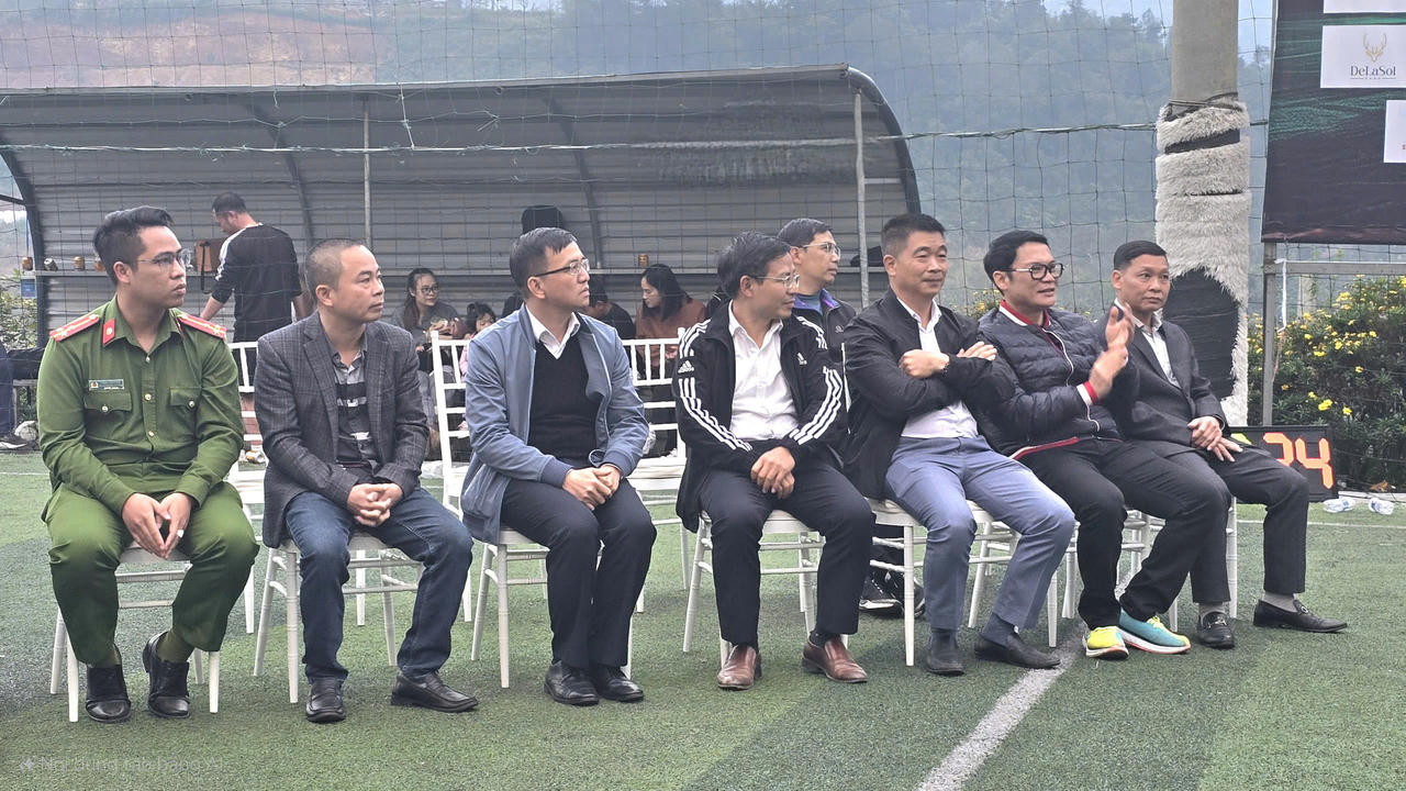 Giải bóng đá nam Hiệp hội Du lịch tỉnh Lào Cai năm 2024 thành công tốt đẹp