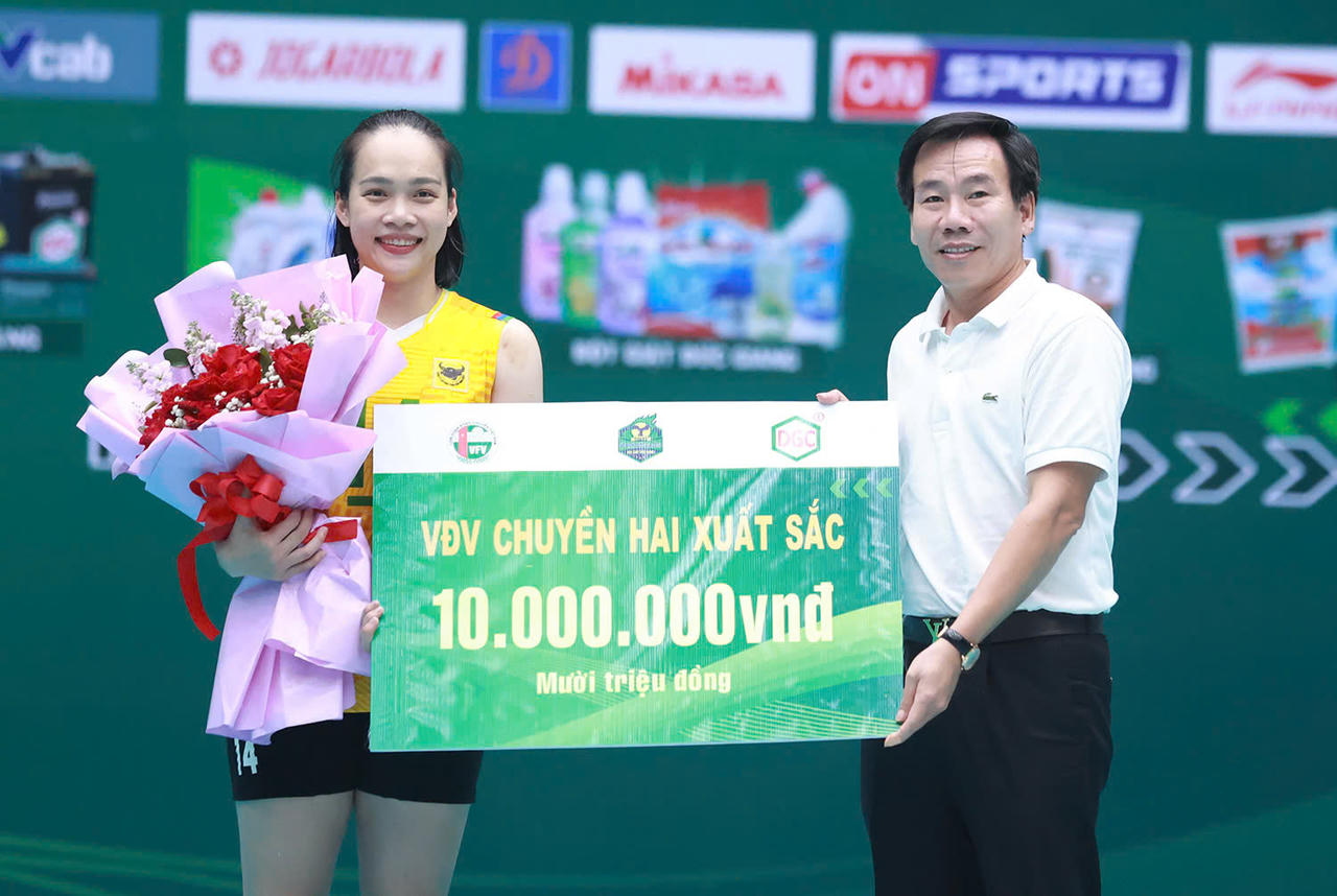 VTV Bình Điền Long An vô địch giải Bóng chuyền vô địch quốc gia Cúp Hóa chất Đức Giang năm 2024