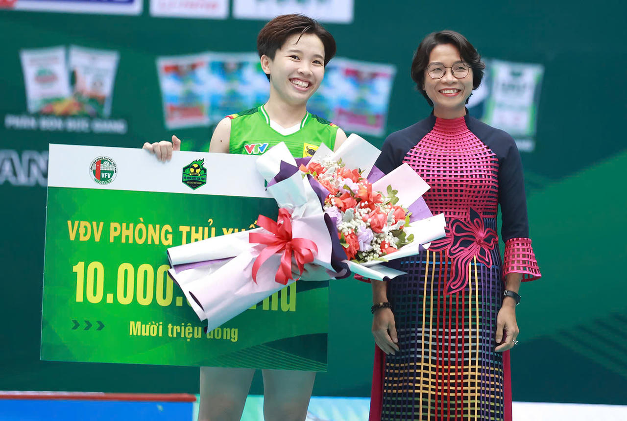 VTV Bình Điền Long An vô địch giải Bóng chuyền vô địch quốc gia Cúp Hóa chất Đức Giang năm 2024