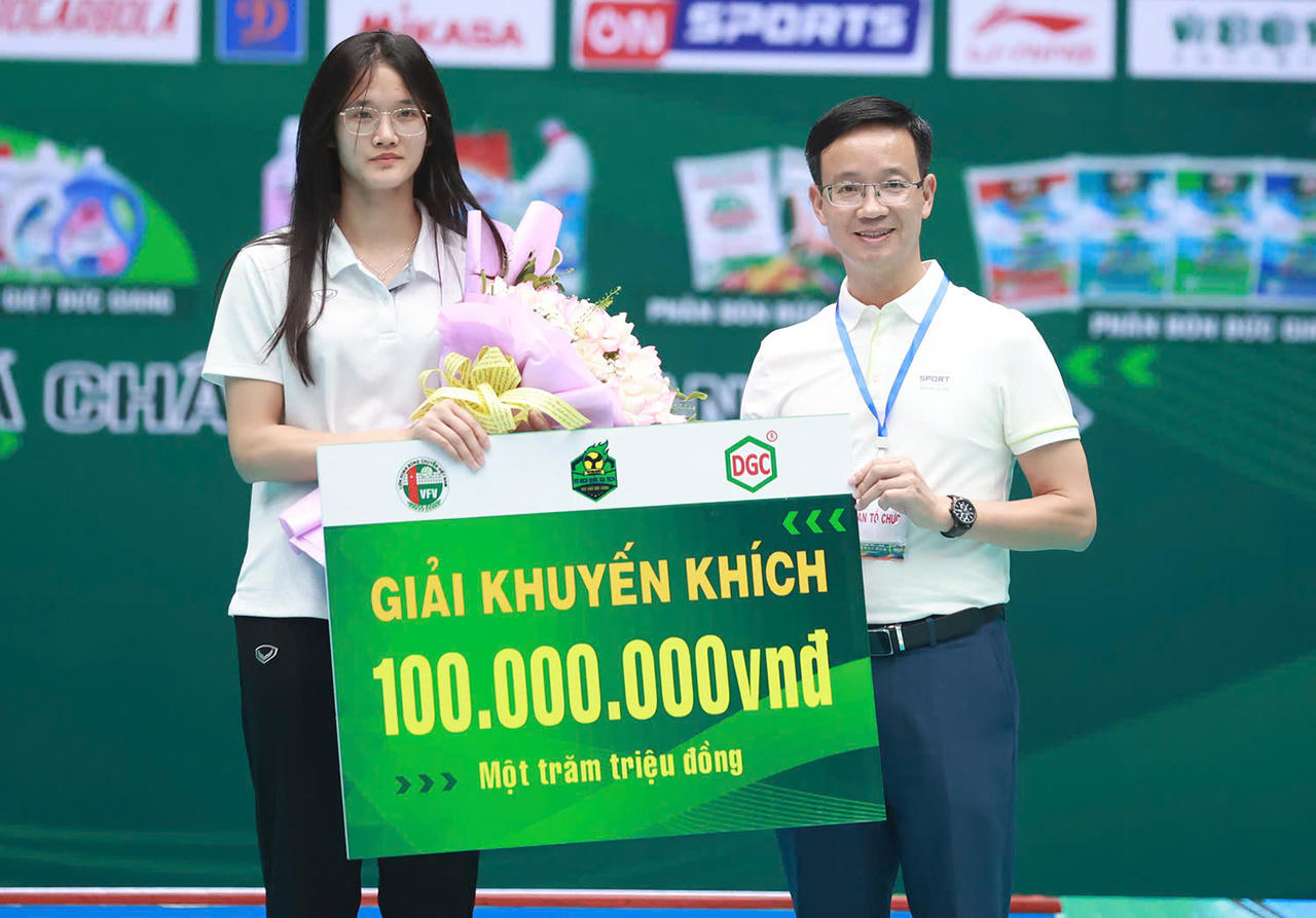 VTV Bình Điền Long An vô địch giải Bóng chuyền vô địch quốc gia Cúp Hóa chất Đức Giang năm 2024