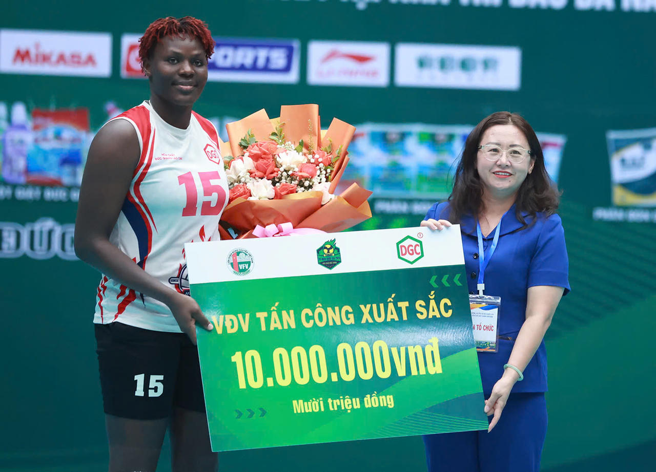 VTV Bình Điền Long An vô địch giải Bóng chuyền vô địch quốc gia Cúp Hóa chất Đức Giang năm 2024