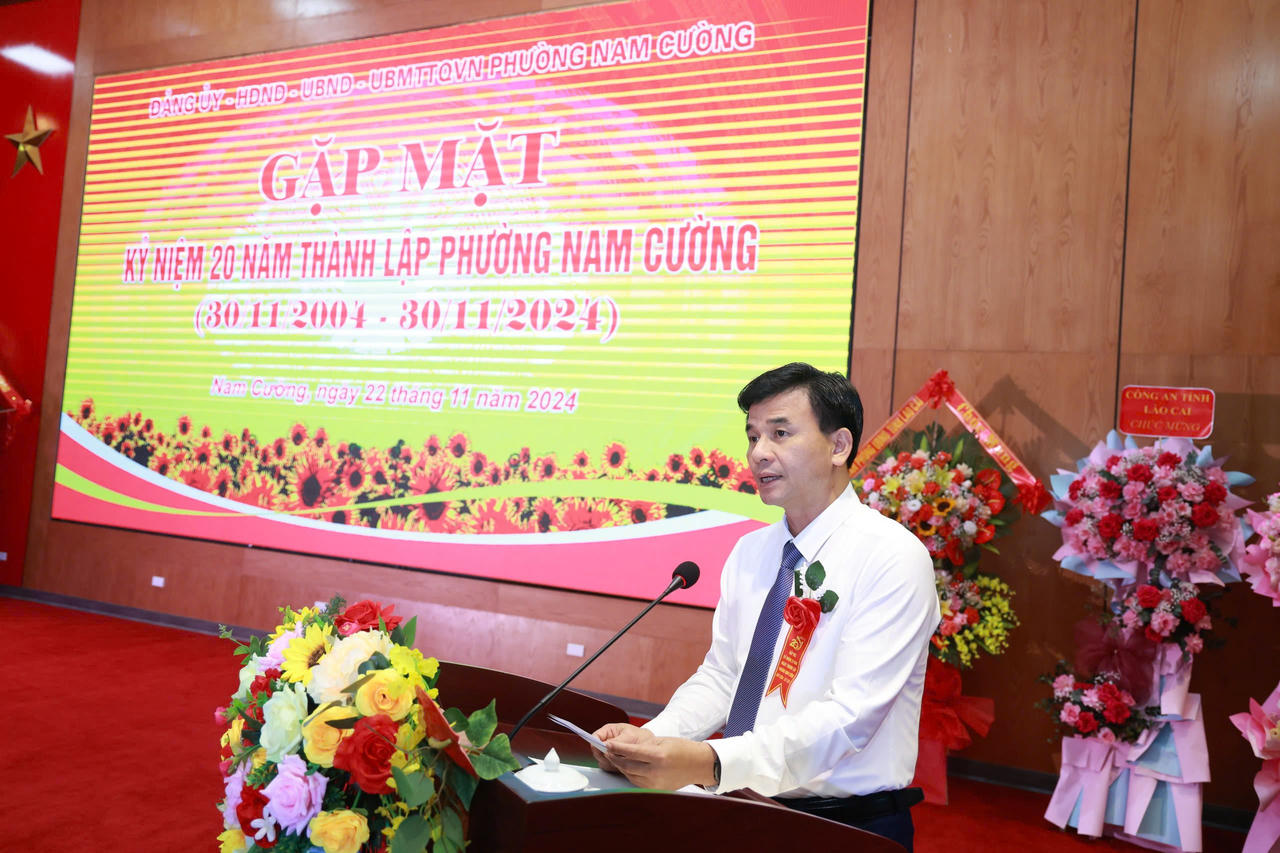 Xây dựng phường Nam Cường là động lực, là hạt nhân phát triển toàn diện của thành phố Lào Cai