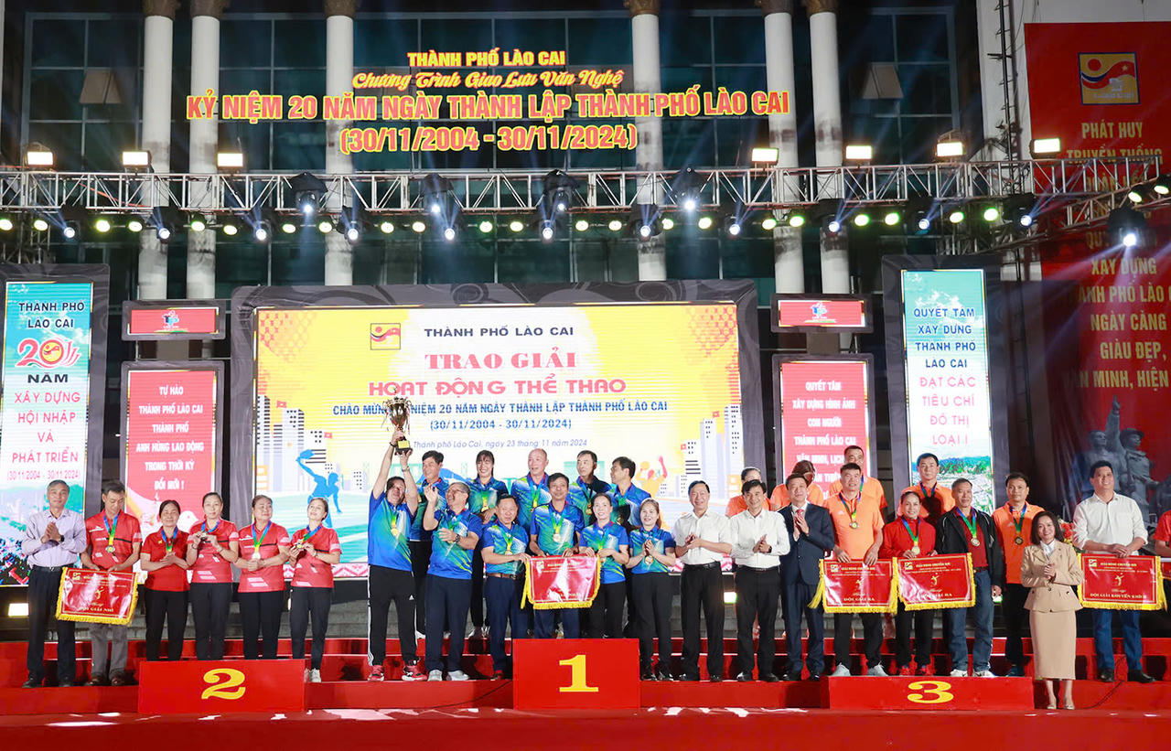 Giao lưu văn nghệ chào mừng dịp kỷ niệm 20 năm ngày thành lập TP Lào Cai