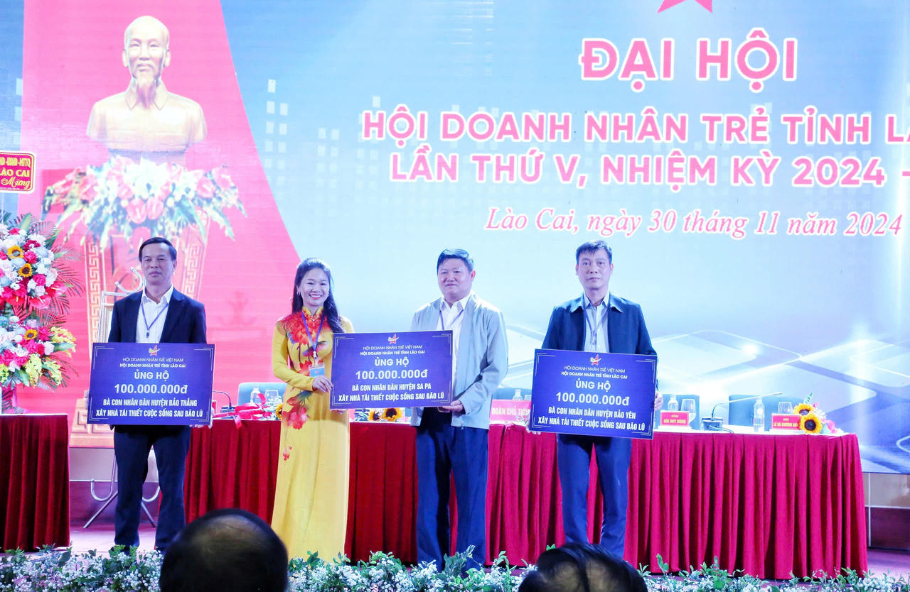 Bà Nguyễn Thị Minh Hiền giữ chức Chủ tịch Hội Doanh nhân trẻ tỉnh Lào Cai khóa V