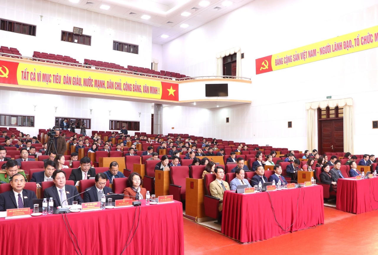 Lai Châu khai mạc kỳ họp thứ hai mươi lăm HĐND tỉnh khoá XV