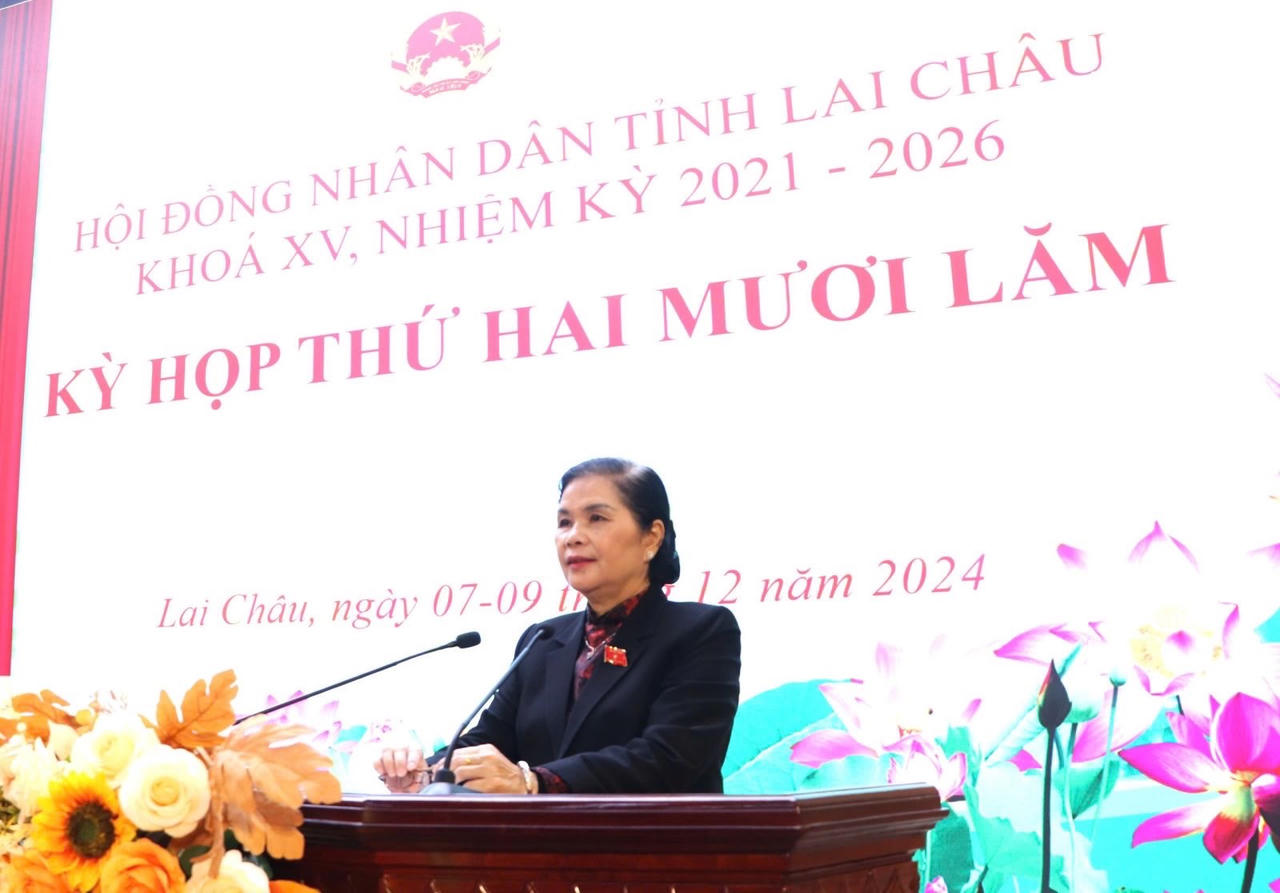 Lai Châu khai mạc kỳ họp thứ hai mươi lăm HĐND tỉnh khoá XV