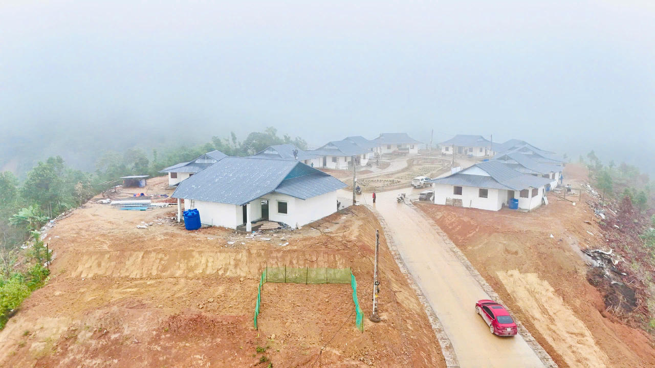 Diện mạo Khu tái định cư cho người dân vùng lũ Lào Cai trước ngày khánh thành