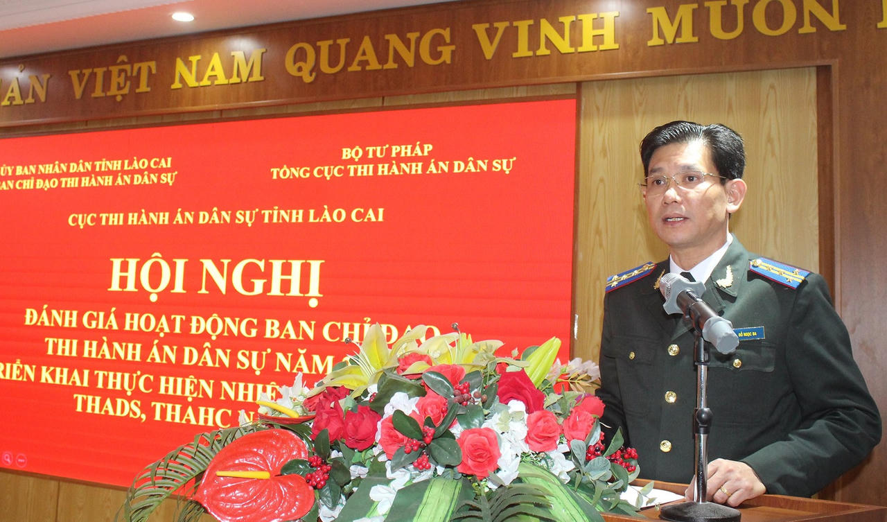 Cục Thi hành án dân sự tỉnh Lào Cai hoàn thành xuất sắc nhiệm vụ năm 2024
