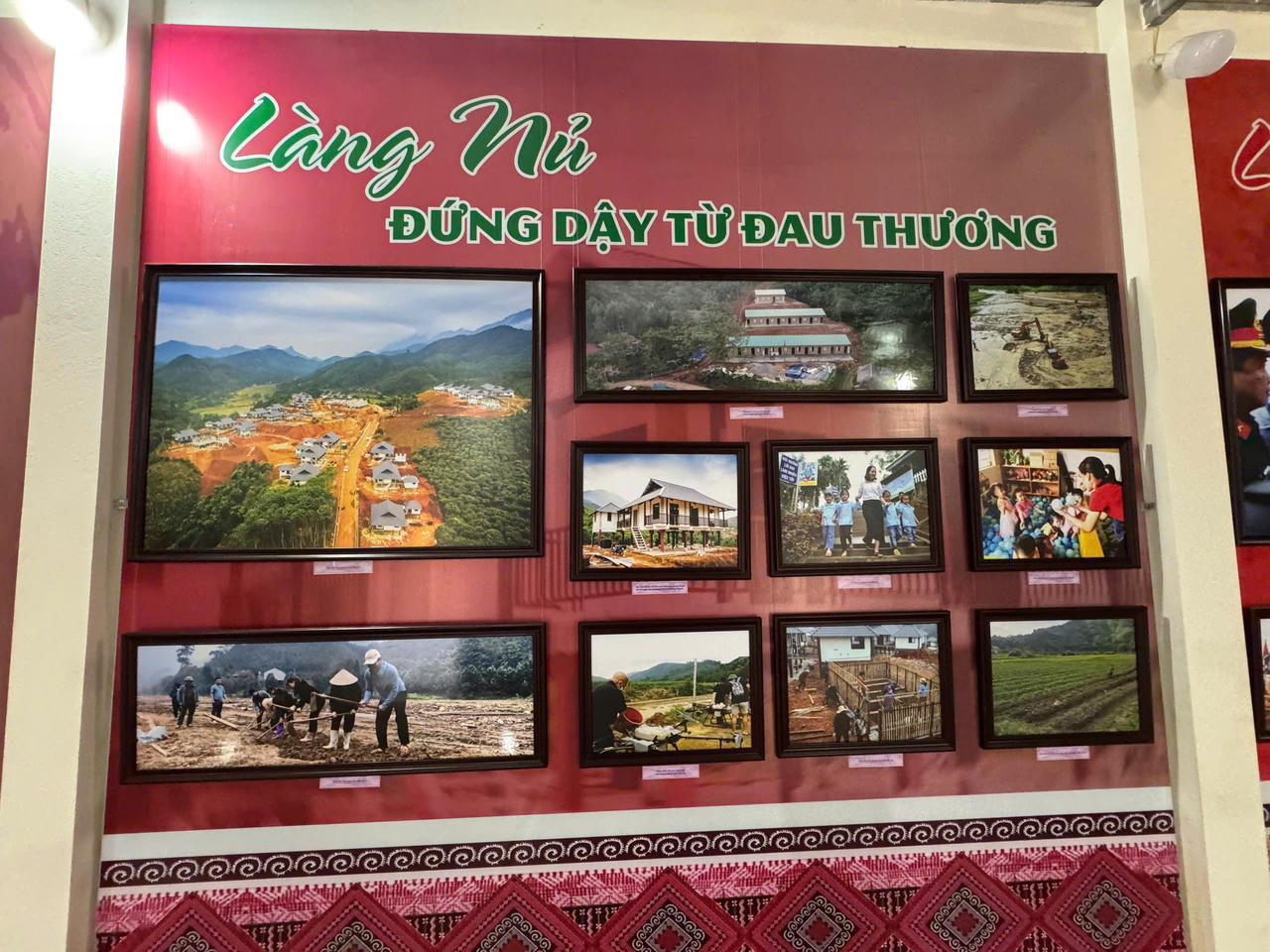 Xây dựng khu tưởng niệm ở Làng Nủ