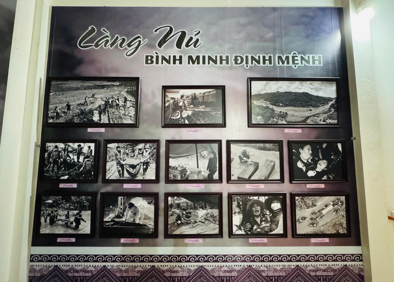 Xây dựng khu tưởng niệm ở Làng Nủ