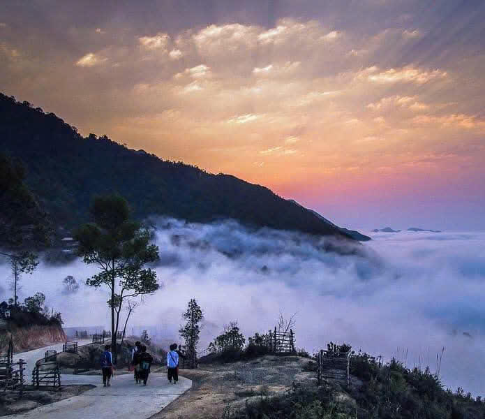 Biển mây huyền ảo trên vùng cao Y Tý, Bát Xát, Lào Cai