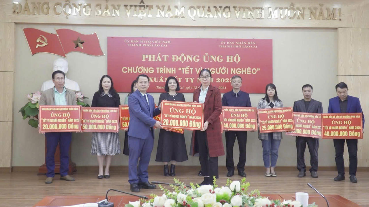 Lào Cai: Chung tay để người nghèo có cái Tết ấm no