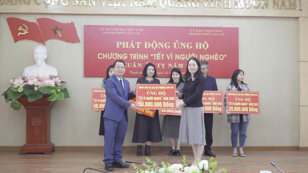 Lào Cai: Chung tay để người nghèo có cái Tết ấm no