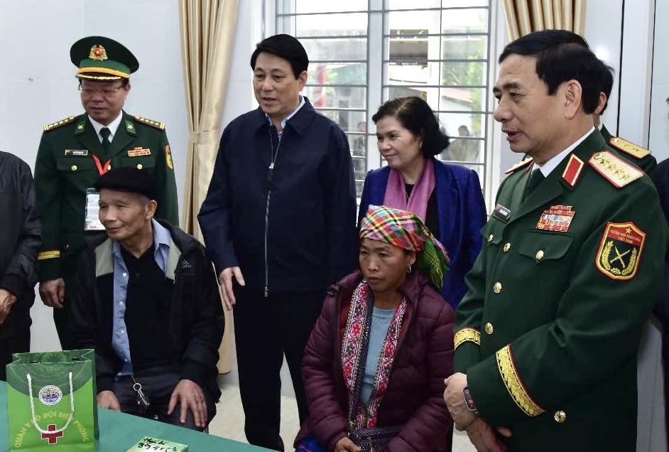 Chủ tịch nước Lương Cường thăm, chúc tết tại Lai Châu