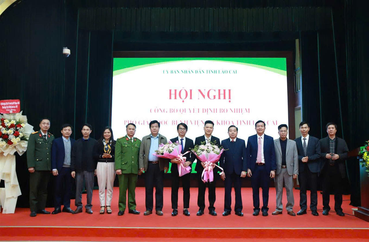 Bổ nhiệm nhiều lãnh đạo bệnh viện ở Lào Cai