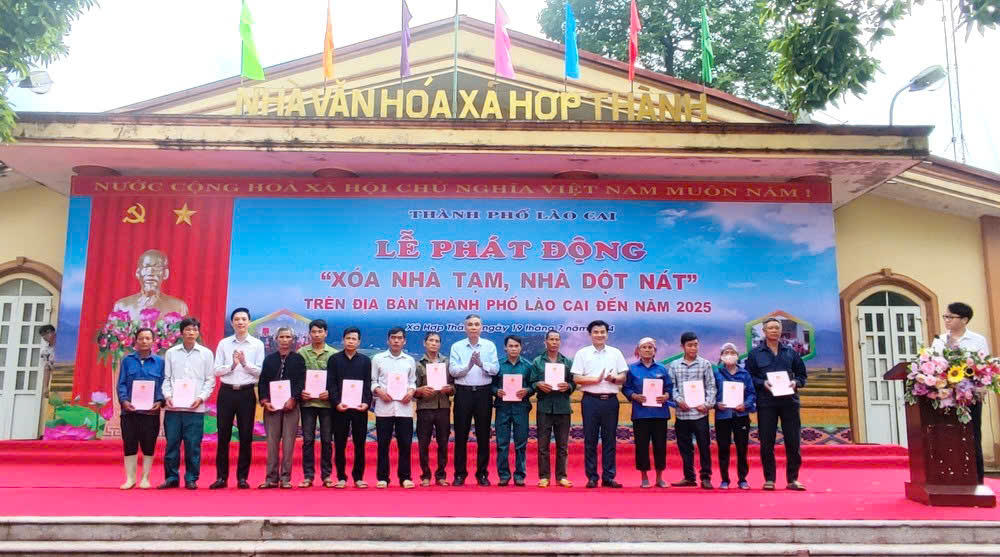 Thành phố Lào Cai: Điểm sáng trong công tác xóa nhà tạm, nâng cao chất lượng sống người dân