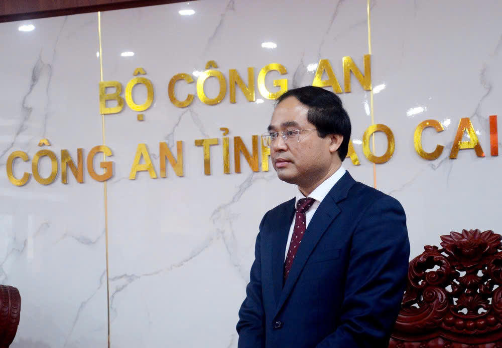 Chủ tịch UBND tỉnh Lào Cai thăm, chúc tết Công an tỉnh