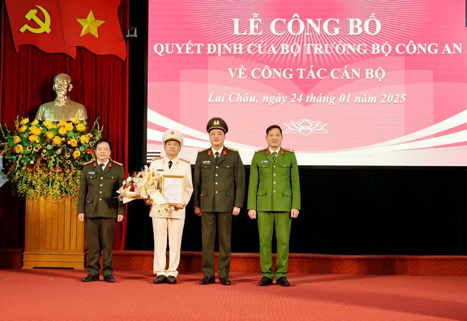 Lai Châu có tân Phó Giám đốc Công an tỉnh 