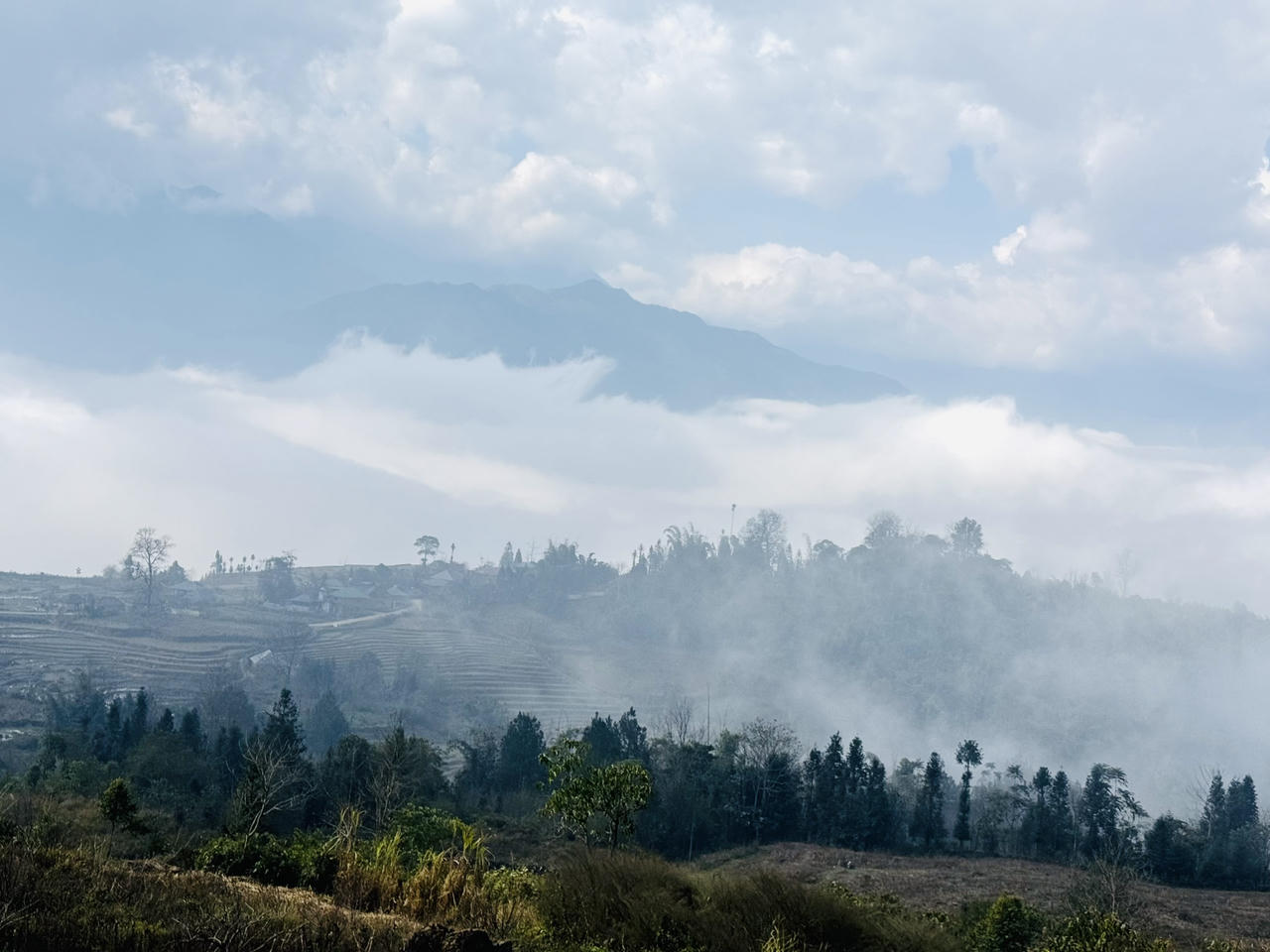 Ngắm biển mây Y Tý đầu năm mới 