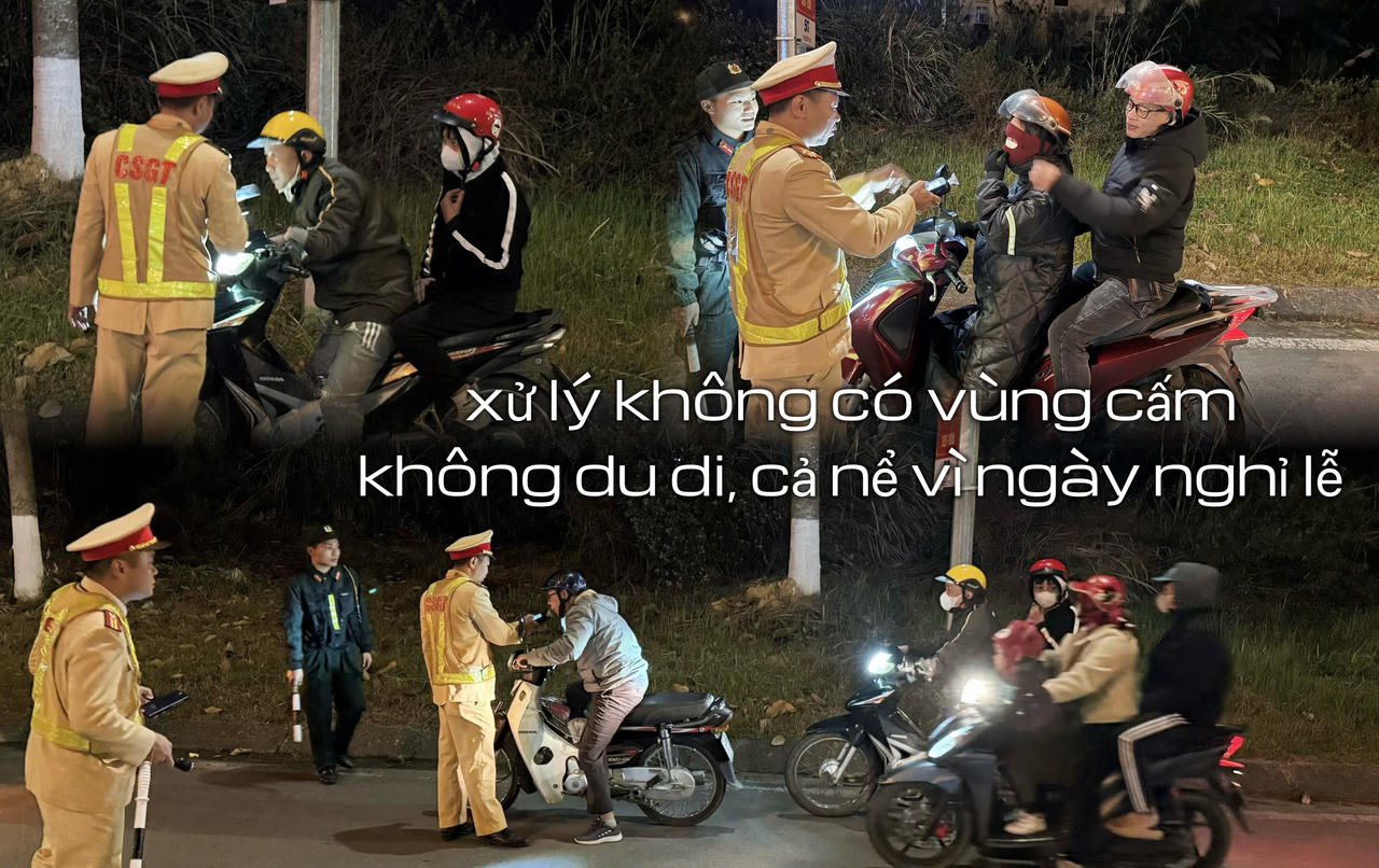 1299 lượt CBCS lực lượng Cảnh sát giao thông Lào Cai tham gia đảm bảo trật tự an toàn giao thông xuyên Tết