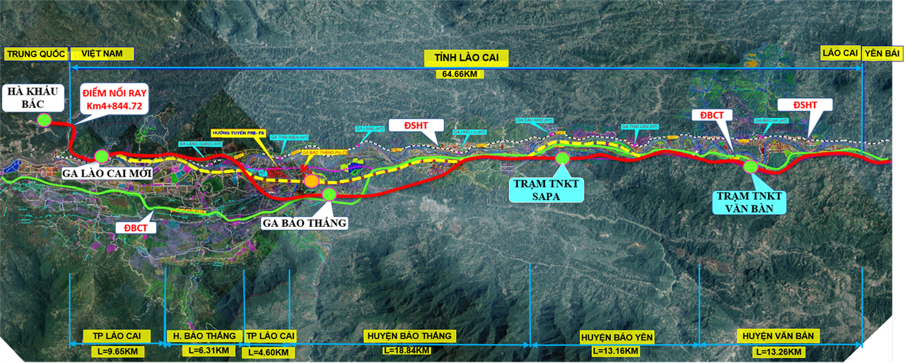 Lào Cai thông tin về Dự án đường sắt hơn 200.000 tỷ đồng