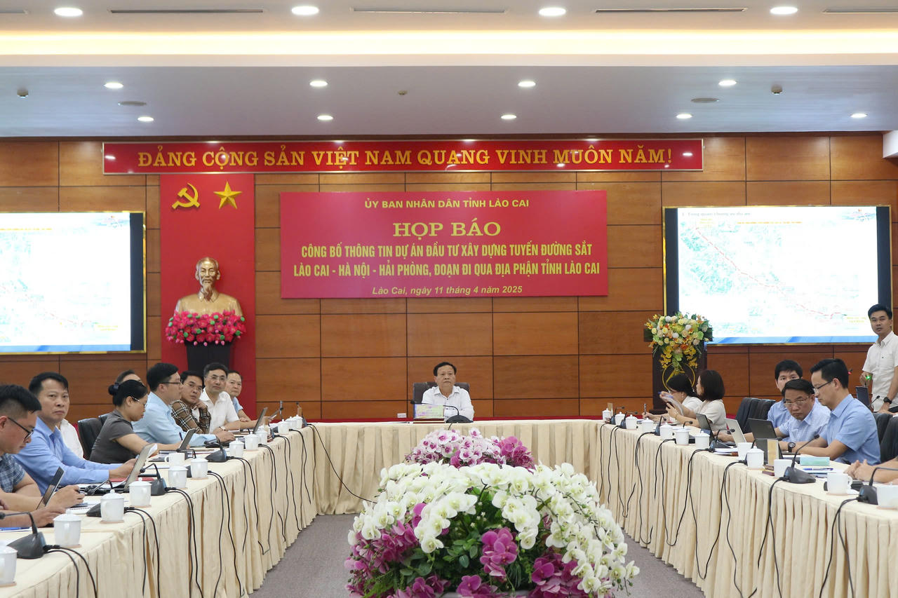 Lào Cai thông tin về Dự án đường sắt hơn 200.000 tỷ đồng
