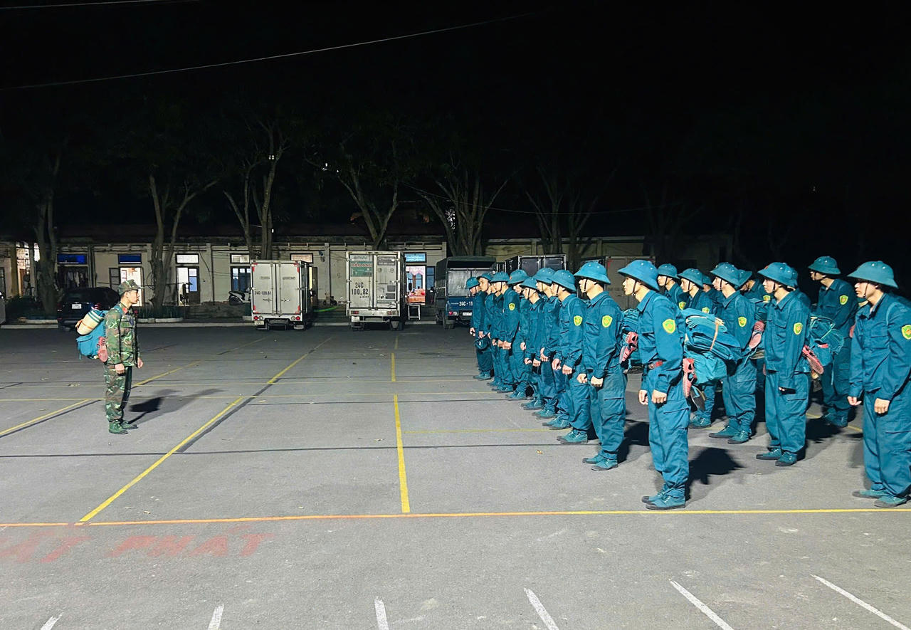 Trung đội dân quân thường trực thành phố Lào Cai sau hơn 4 tháng ra mắt