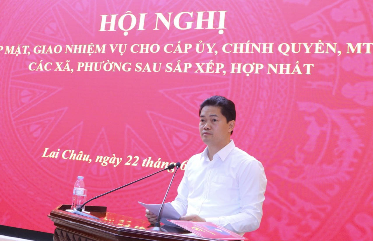 Lai Châu giao nhiệm vụ cho cấp ủy, chính quyền các xã, phường sau sắp xếp 
