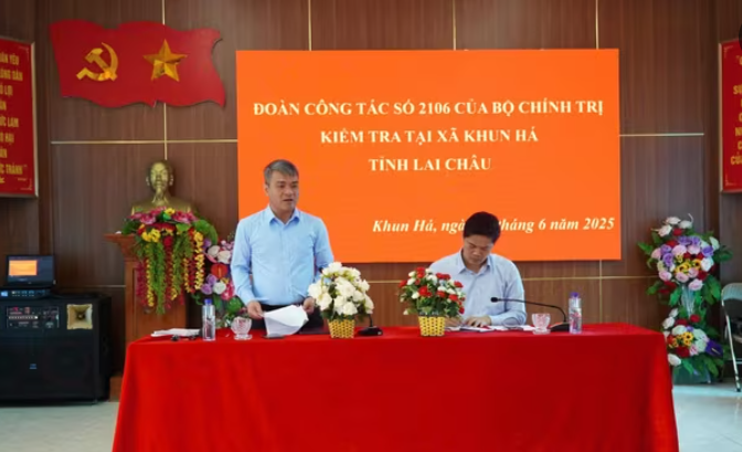 Kiểm tra việc vận hành chính quyền địa phương 2 cấp ở Lai Châu