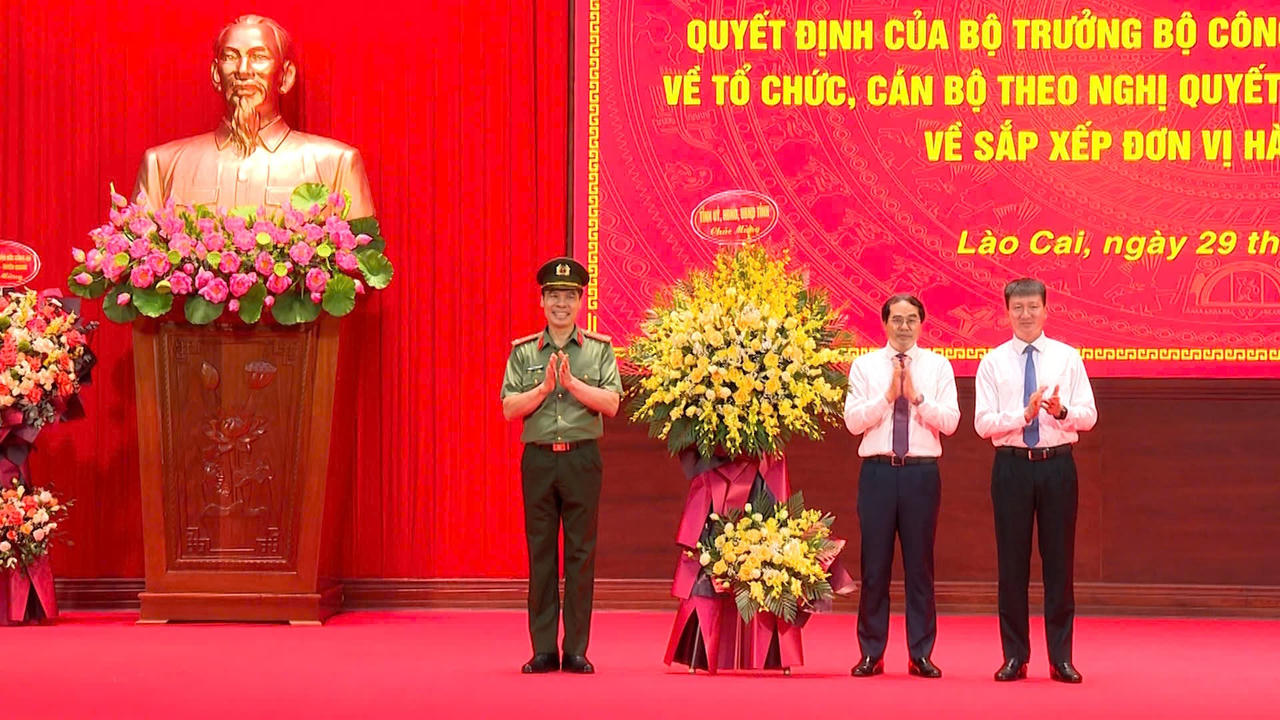 Đại tá Cao Minh Huyền được bổ nhiệm giữ chức Giám đốc Công an tỉnh Lào Cai mới 