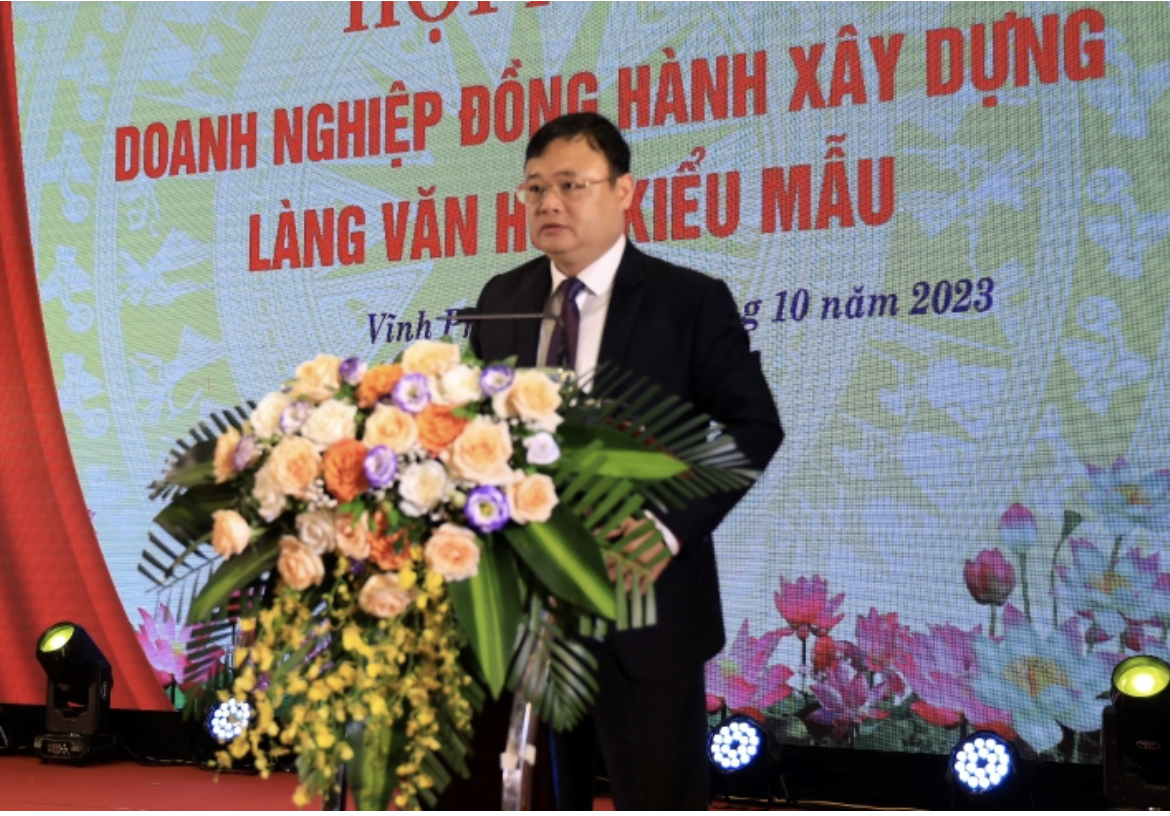 Doanh nghiệp đồng hành xây dựng Làng văn hóa kiểu mẫu tại Vĩnh Phúc